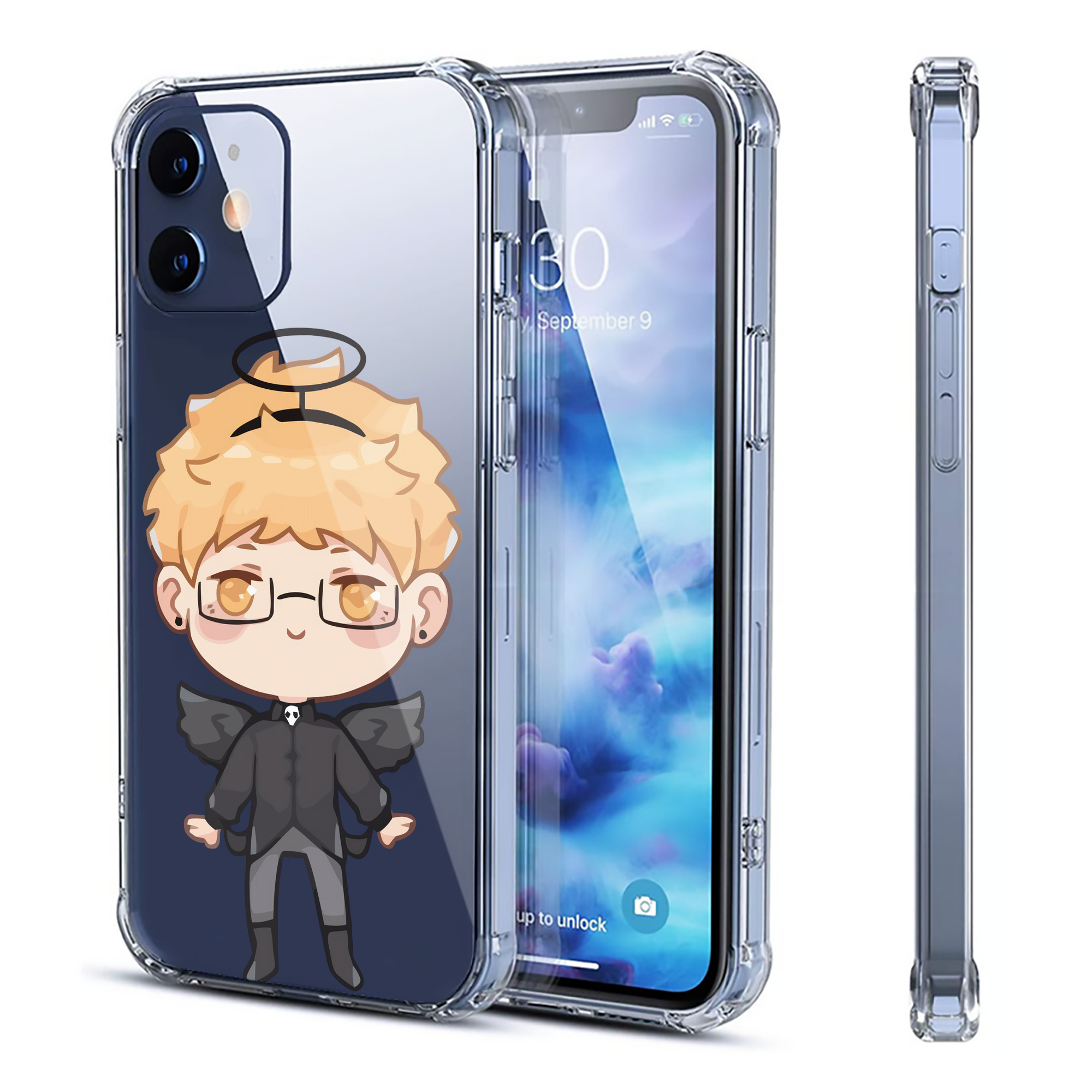 （画像用） ハイキュー!! Haikyu!! 【iPhone 12シリーズ対応】透明スマホケース（クリアソフトケース）